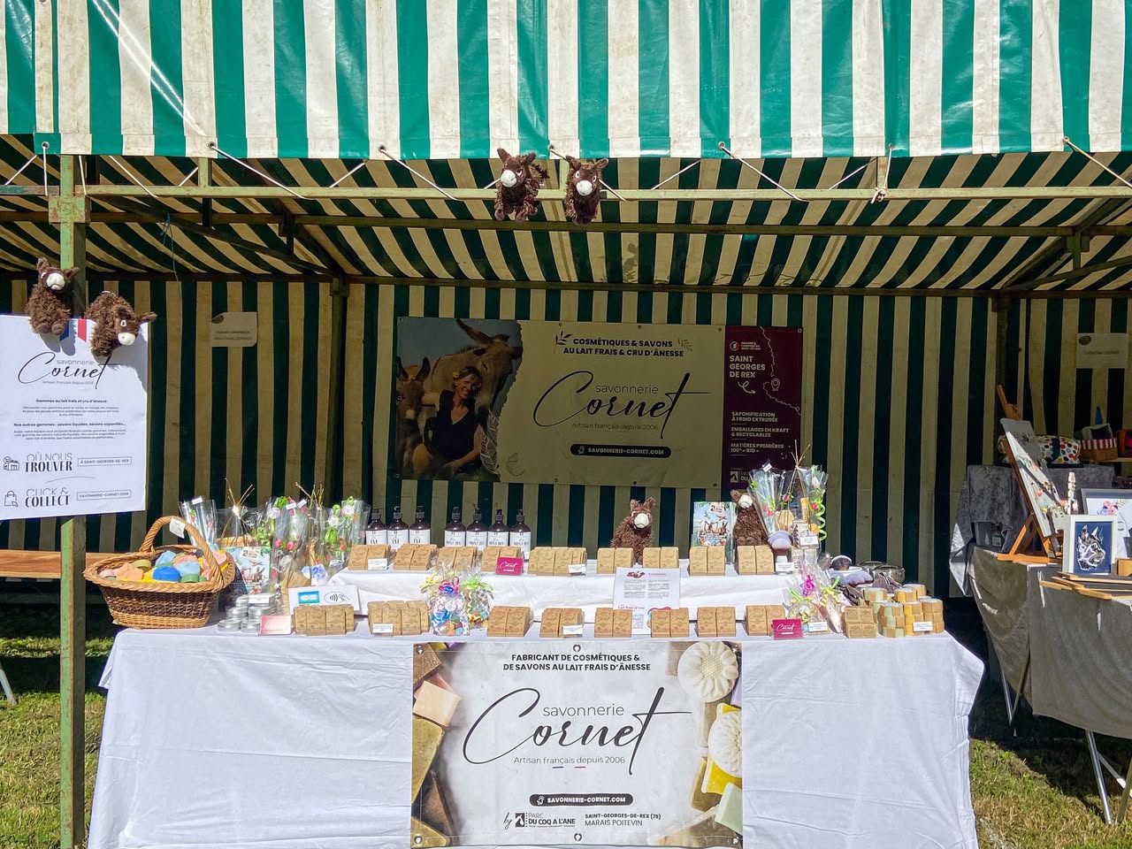 Lait d’ânesse & savoir-faire : la Savonnerie Cornet à la Fête de l’Angélique