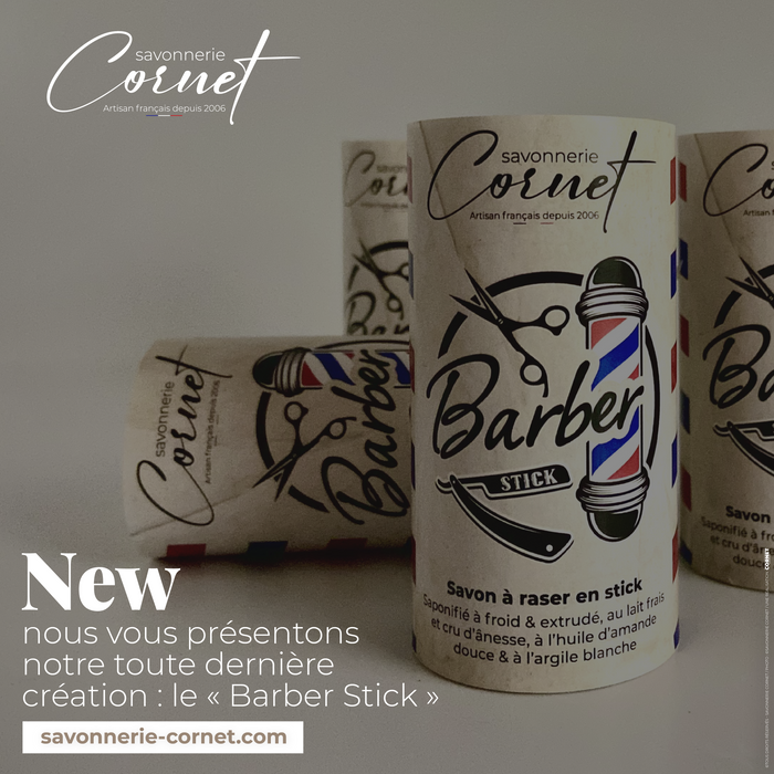 New : le "Barber Stick" fait son arrivée ! Découvrez notre dernière création spécialement pour les hommes.