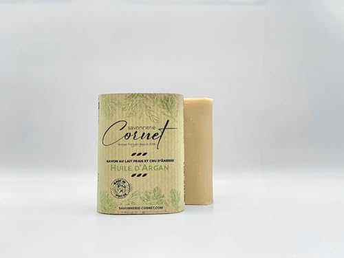 Savon au lait frais et cru d'ânesse : Huil d'argan (bio) - Savonnerie Cornet